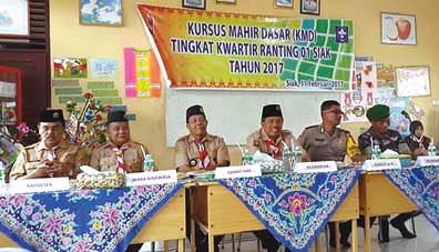 Melalui KMD Pramuka Tingkat Kwartir Lahirkan Pembina Berkualitas